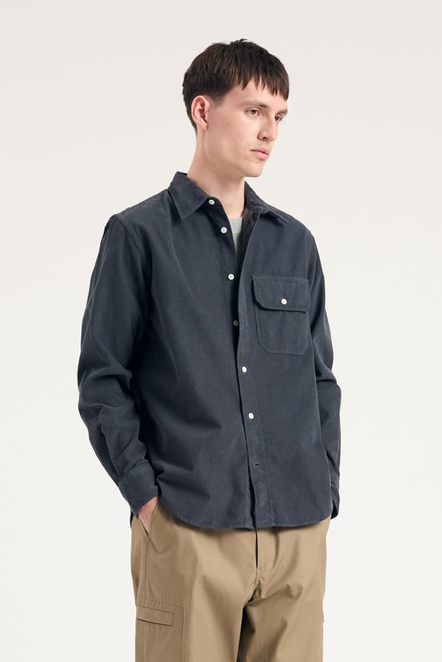 norse projects Algot Relaxed Micro Cord Shirt
