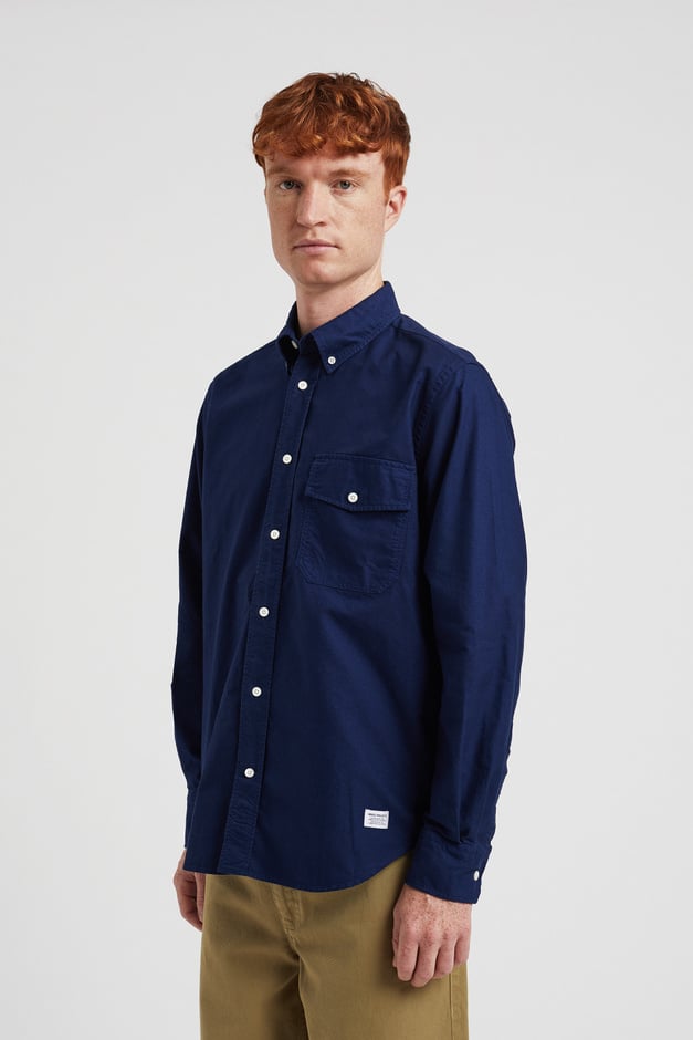Norse Projects Algot Relaxed Overdyed Oxford Shirt