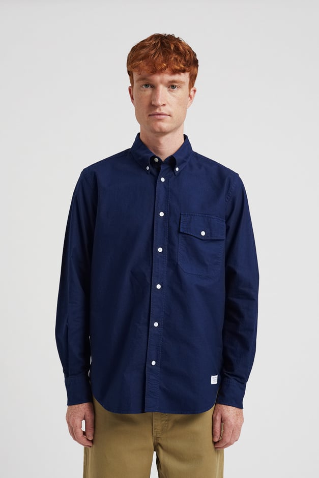 Norse Projects Algot Relaxed Overdyed Oxford Shirt