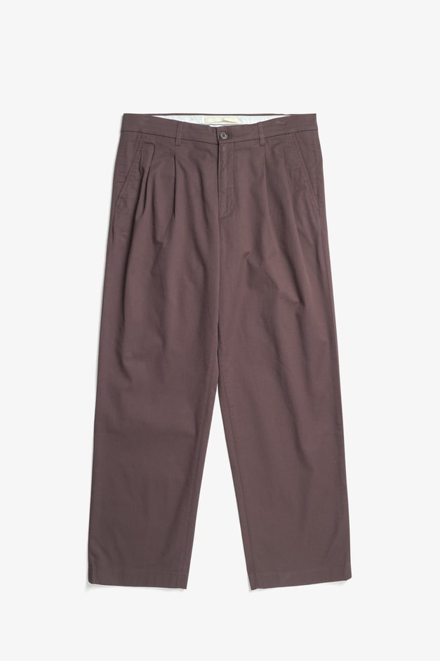 Norse Projects Benn Relaxed Twill Pleated Trouser