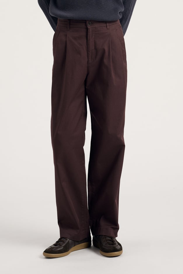 norse projects Benn Relaxed Twill Pleated Trouser