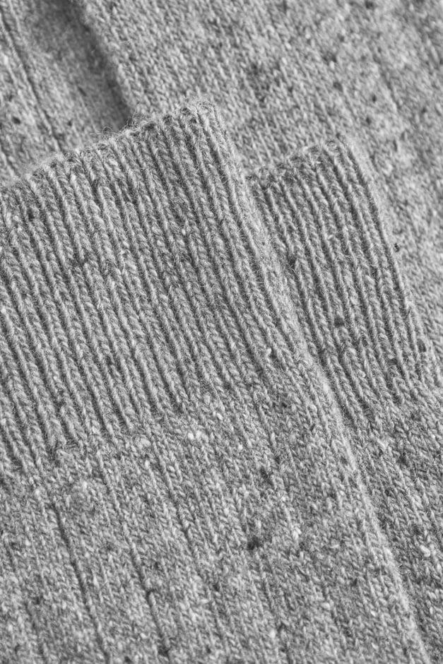 Norse Projects Bjarki Neps Wool Rib Sock