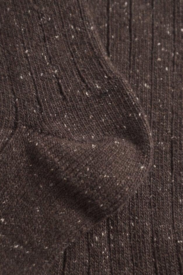Norse Projects Bjarki Neps Wool Rib Sock