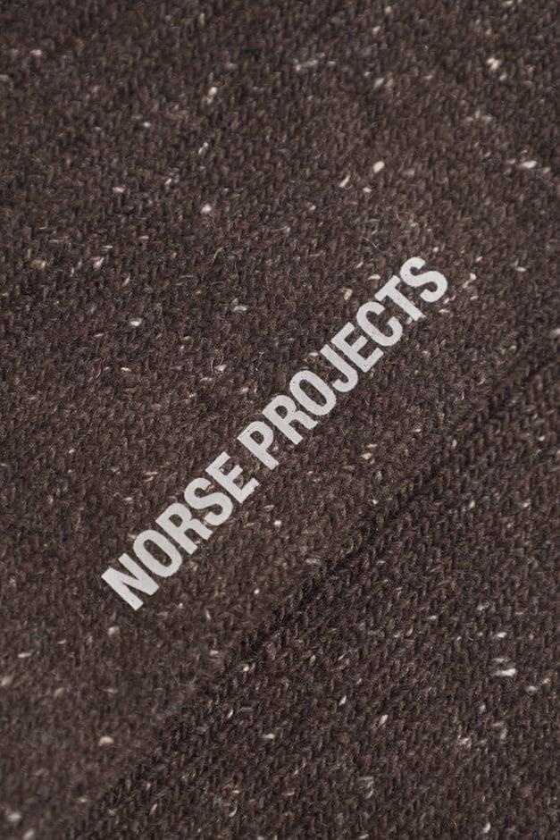 Norse Projects Bjarki Neps Wool Rib Sock