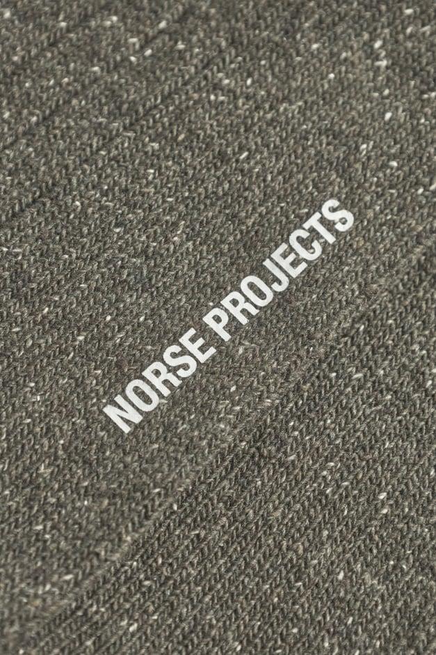 Norse Projects Bjarki Neps Wool Rib Sock