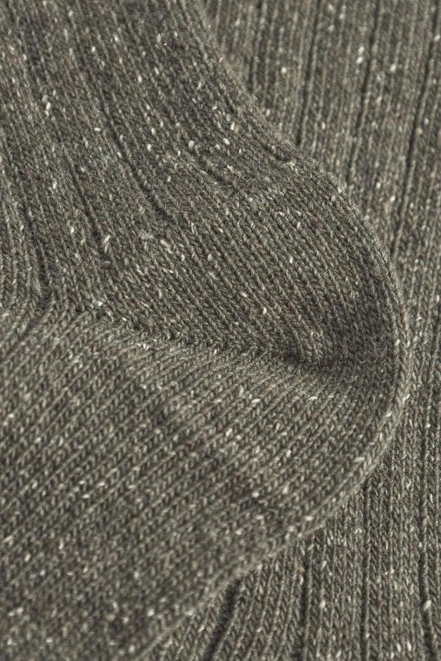 Norse Projects Bjarki Neps Wool Rib Sock