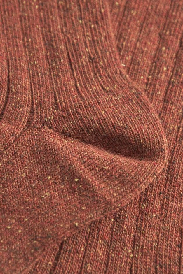 Norse Projects Bjarki Neps Wool Rib Sock