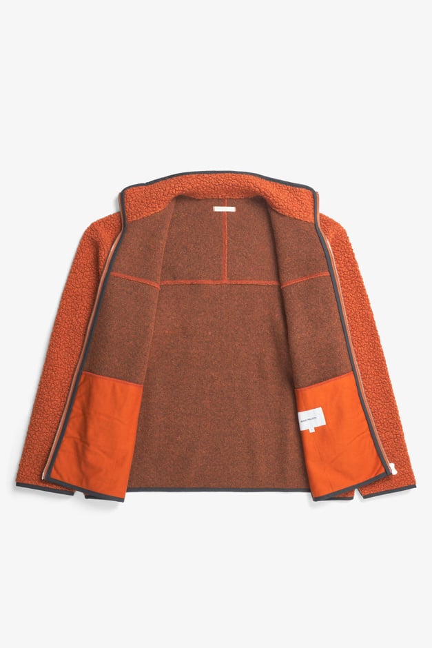 Norse Projects Bjorn Sherpa Wool Fleece Jacket