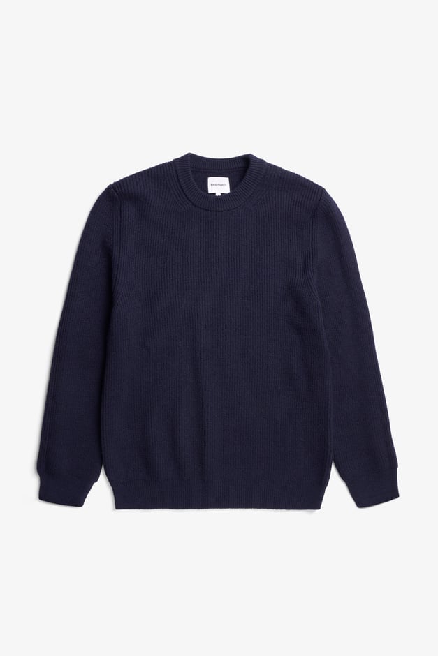 norse projects Henning Cotton Wool Rib Sweater