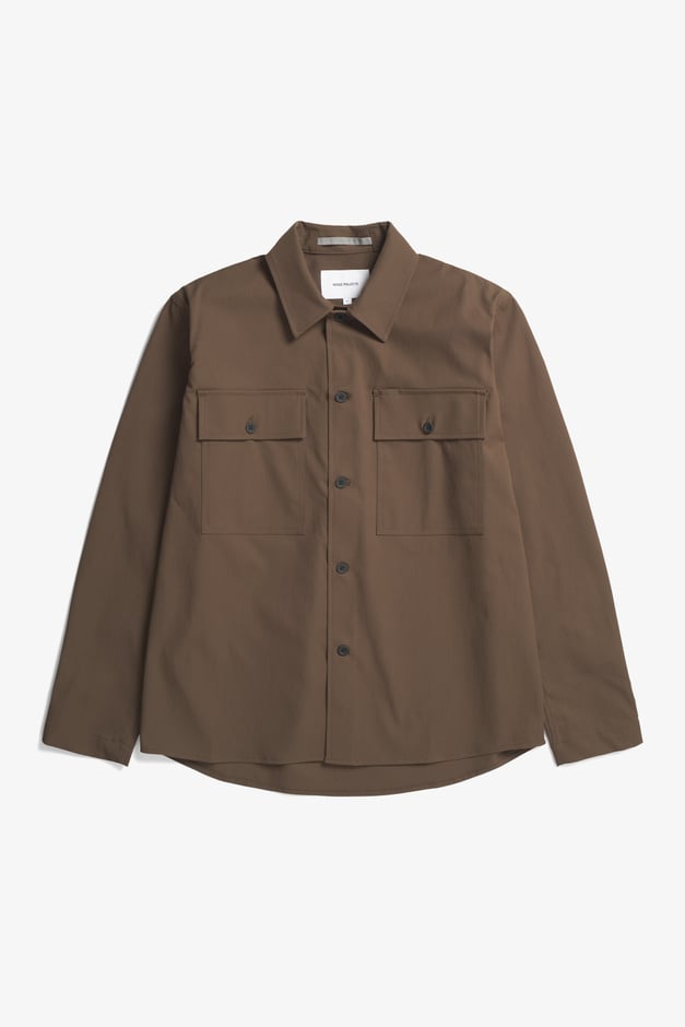 norse projects Hjalmer Solotex Twill Overshirt