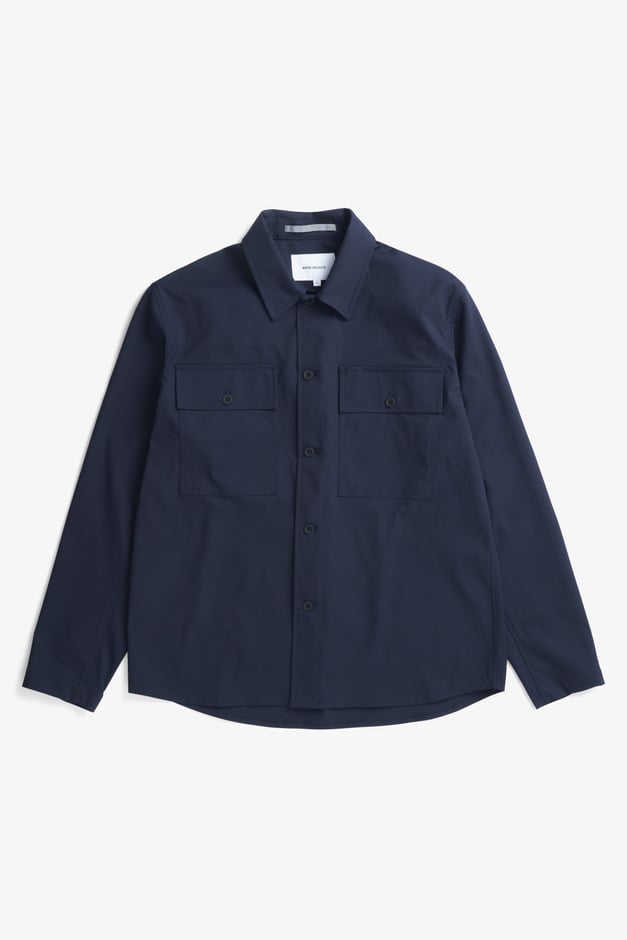 norse projects Hjalmer Solotex Twill Overshirt