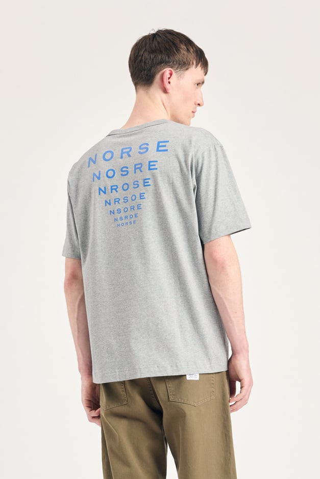 norse projects Holger Organic Optic Print T-shirt