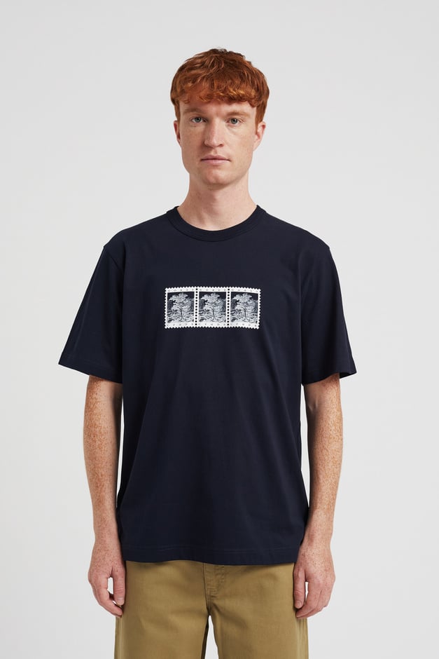 Norse Projects Holger Post Stamp Print T-Shirt