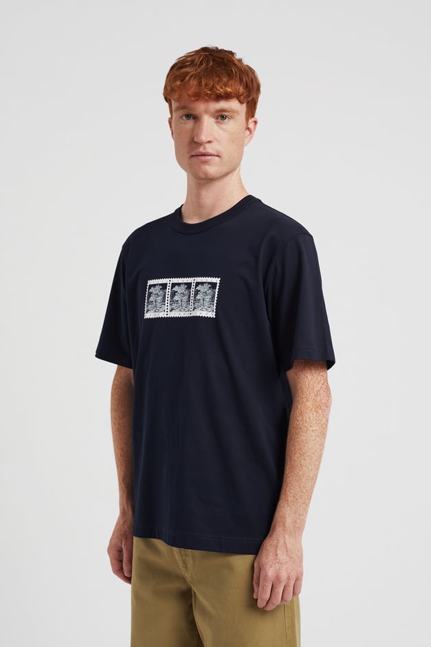 Norse Projects Holger Post Stamp Print T-Shirt
