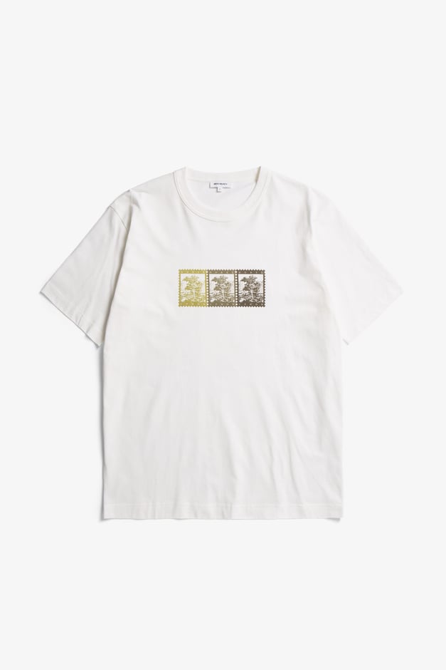norse projects Holger Post Stamp Print T-Shirt