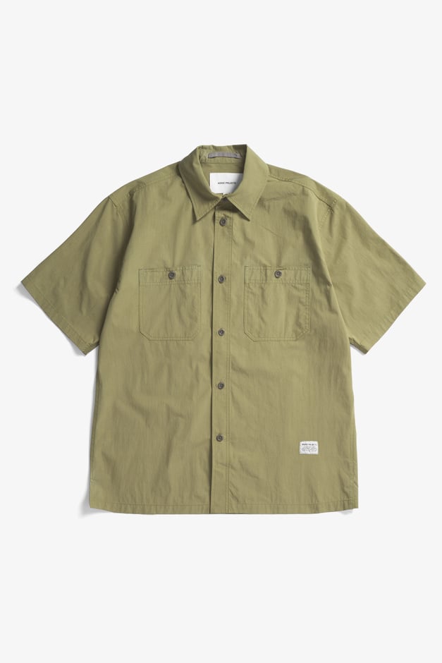 norse projects Ivan Tech Poplin SS Shirt