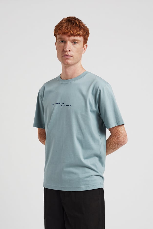 Norse Projects Johannes Organic Code Print T-shirt