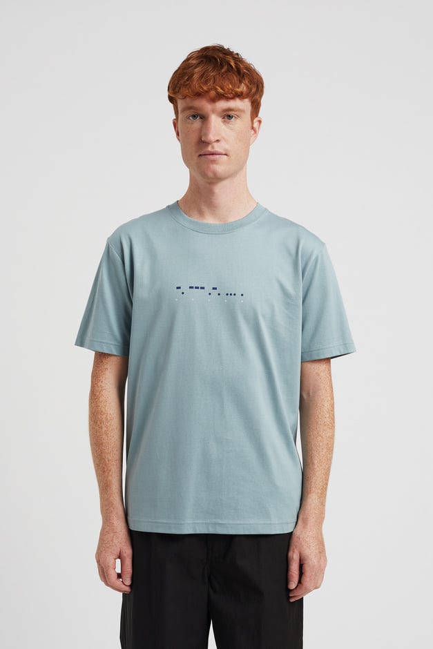 Norse Projects Johannes Organic Code Print T-shirt