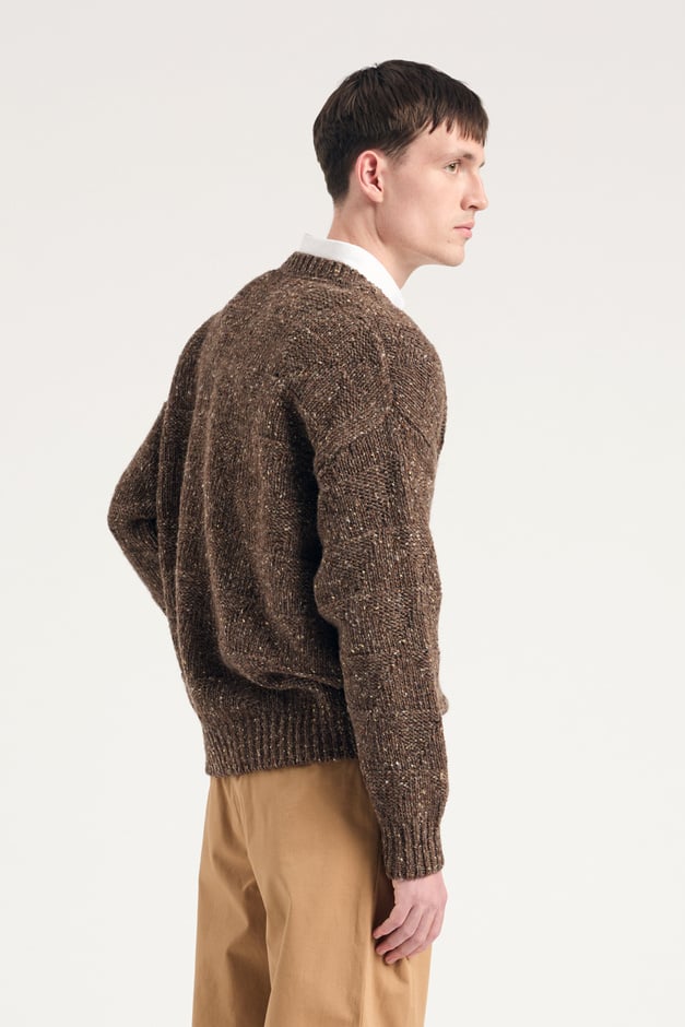 Norse Projects Jonas Donegal Diamond Sweater