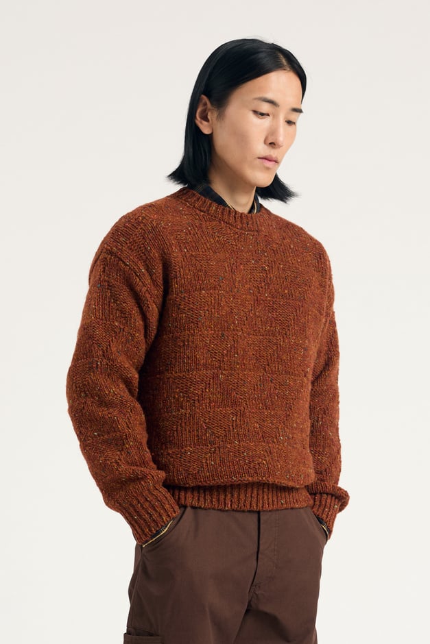 norse projects Jonas Donegal Diamond Sweater
