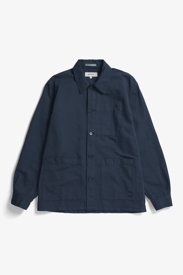 norse projects Julian Cotton Linen Overshirt