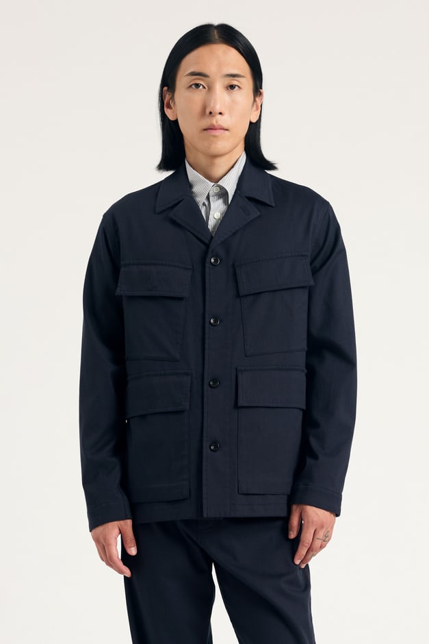 norse projects Mads Aquawool Overshirt