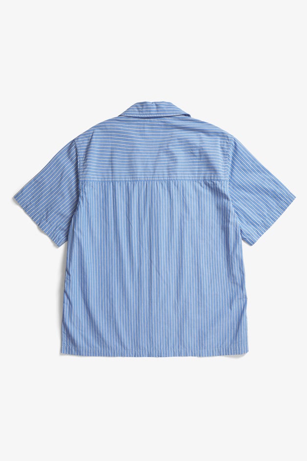 Norse Projects Mads Poplin Stripe SS