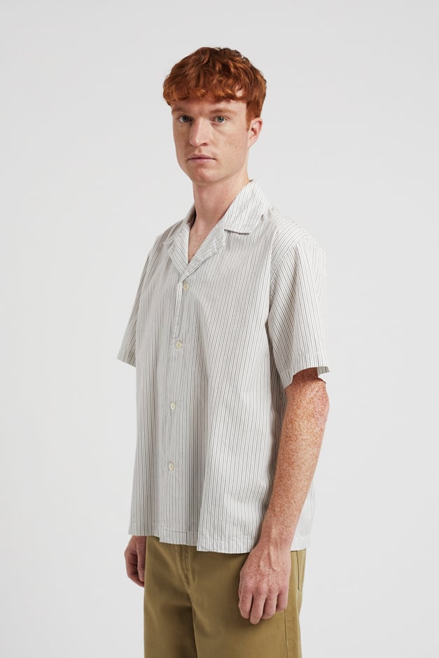 Norse Projects Mads Poplin Stripe SS