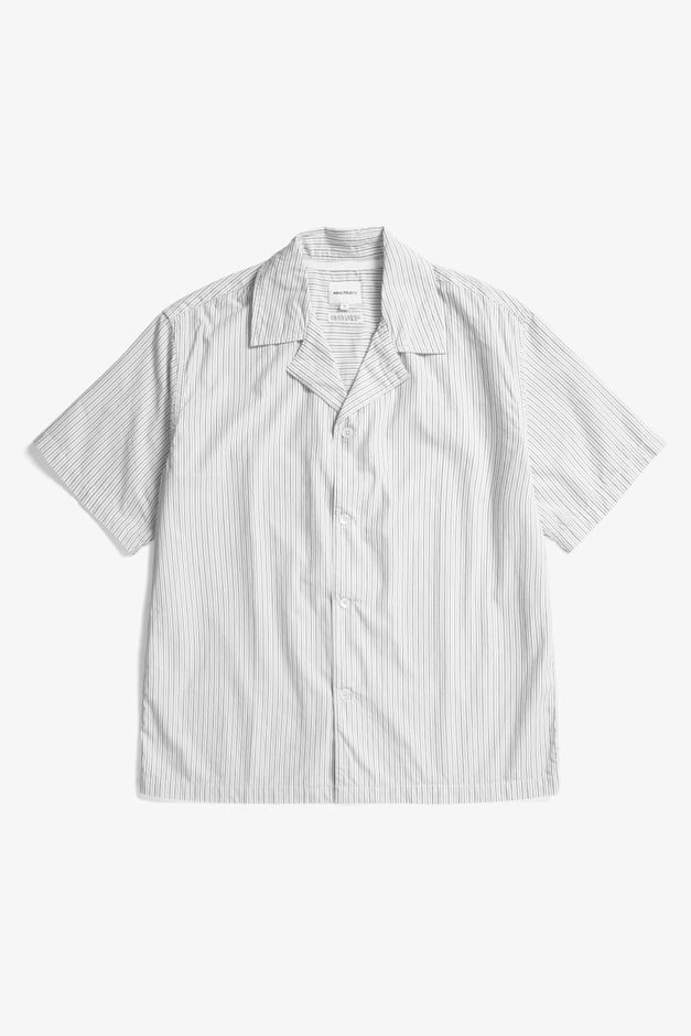 norse projects Mads Poplin Stripe SS