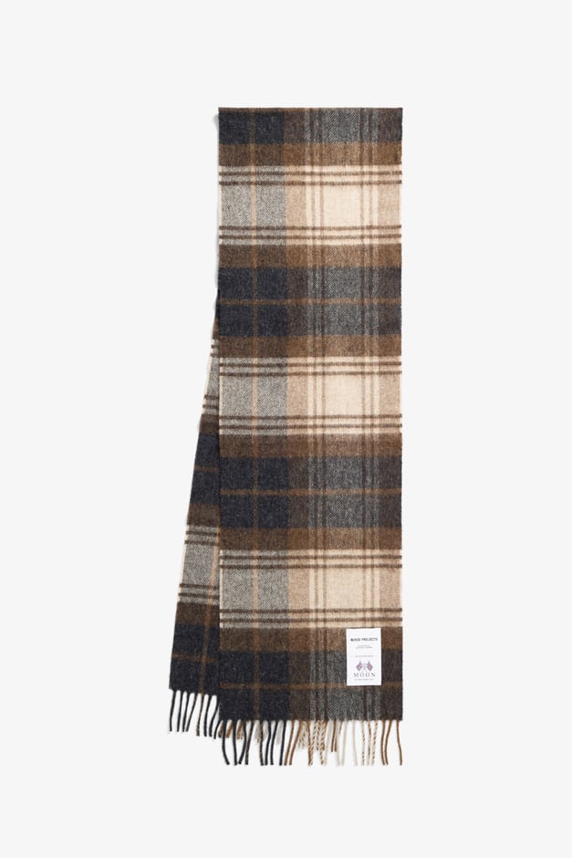 Norse Projects Moon Checked Lambswool Scarf