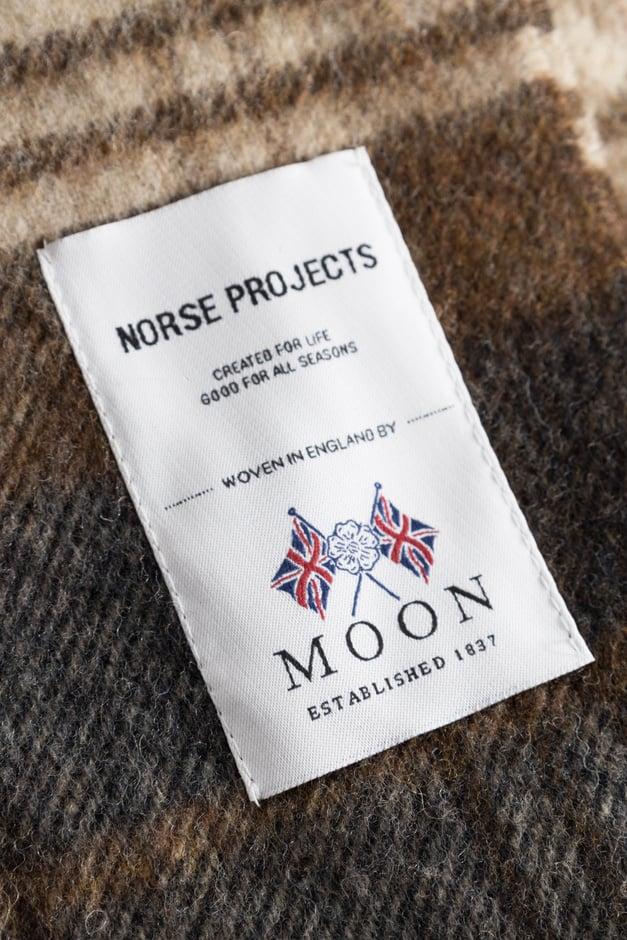 Norse Projects Moon Checked Lambswool Scarf