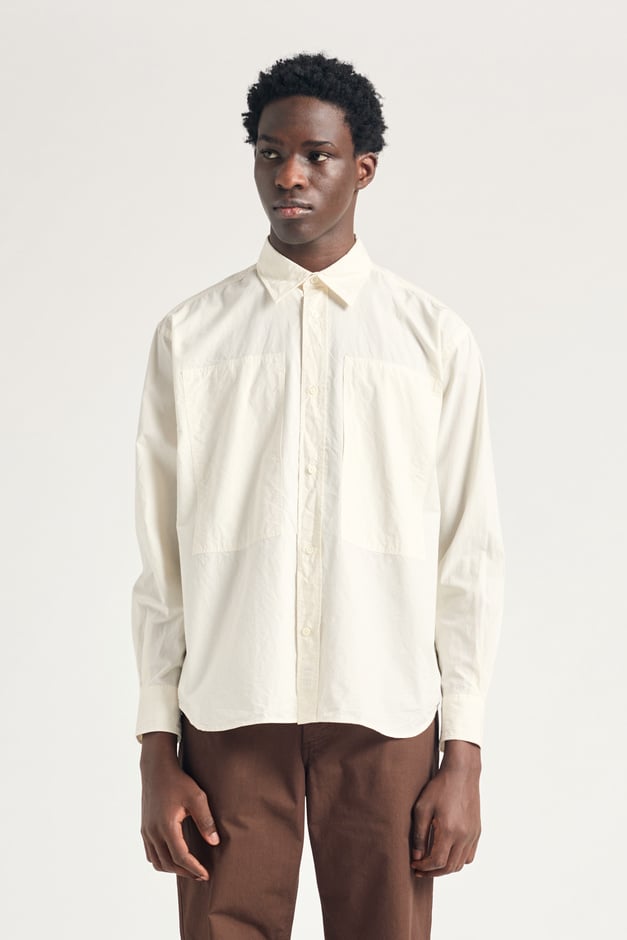 norse projects Ole Fatigue Cotton Tencel Shirt