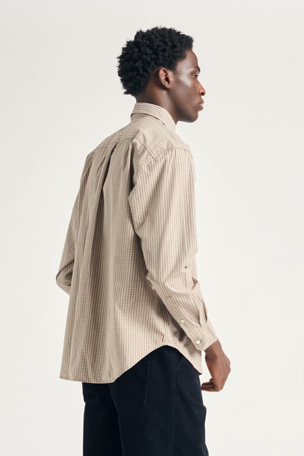 Norse Projects Ole Oversize Poplin Check Shirt