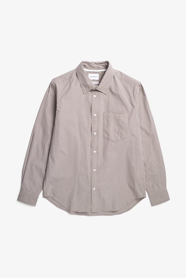 Norse Projects Ole Oversize Poplin Check Shirt