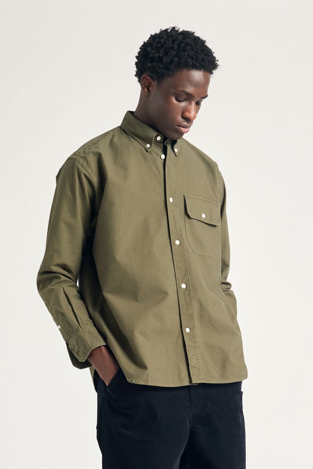 norse projects Ole Oversized GMD Oxford Shirt
