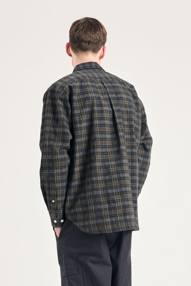 Norse Projects Ole Oversized Wool Check Shirt