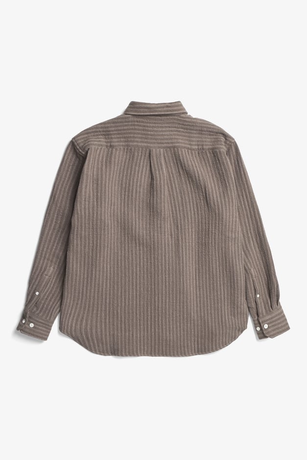 Norse Projects Ole Oversized Wool Stripe Shirt