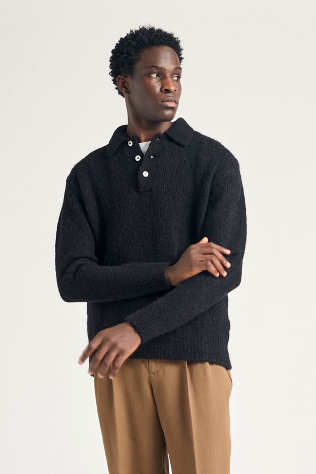 norse projects Rasmus Relaxed Brushed Polo