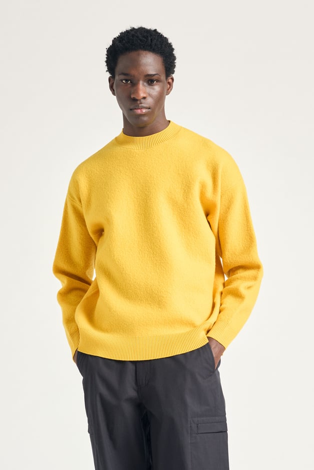 norse projects Rom Boiled Wool Crewneck