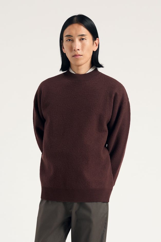 norse projects Rom Boiled Wool Crewneck