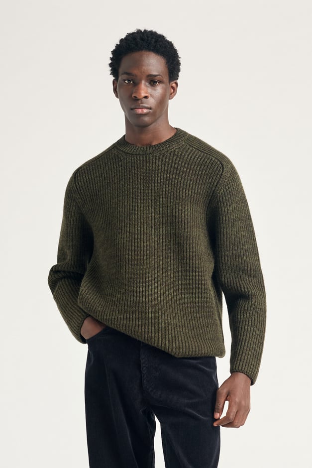 norse projects Sigurd Military Rib Crew Neck