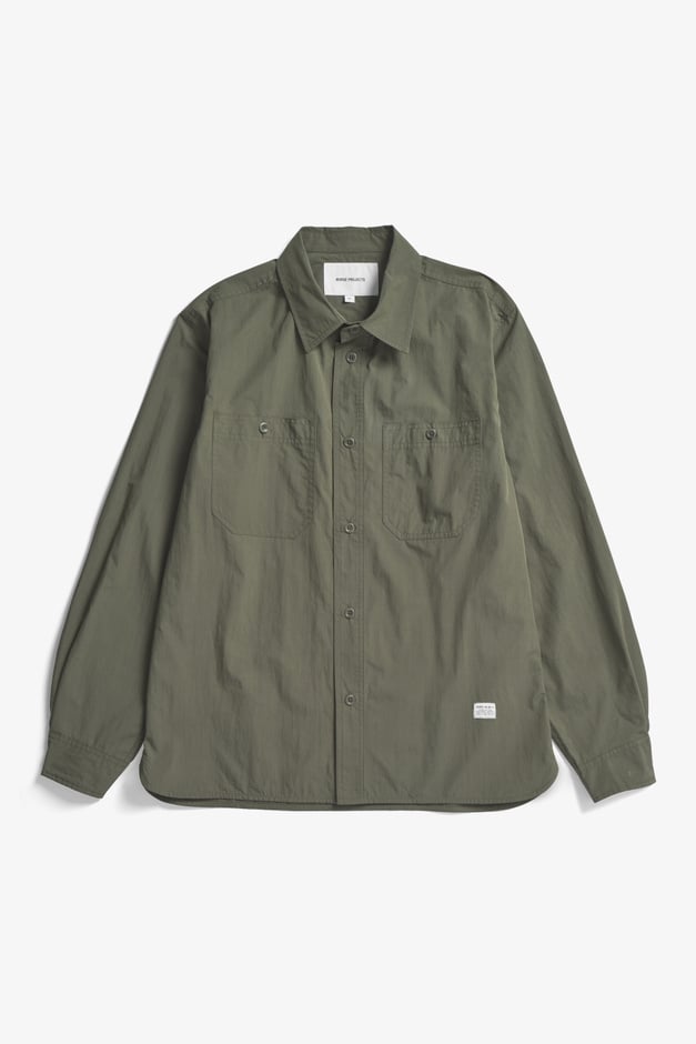 norse projects Silas Tech Poplin Shirt 2.0