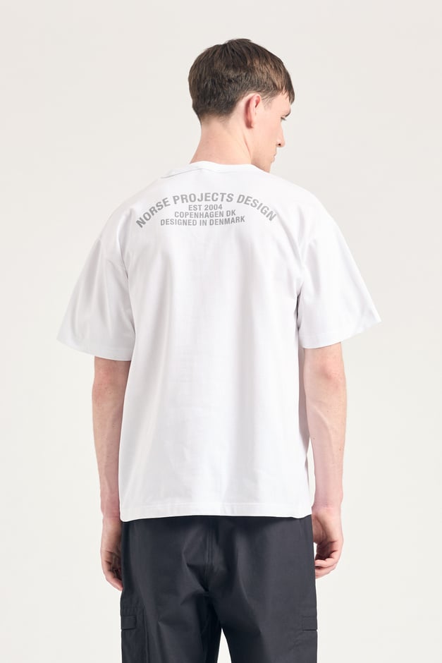 norse projects Simon Organic Arch Print T-Shirt