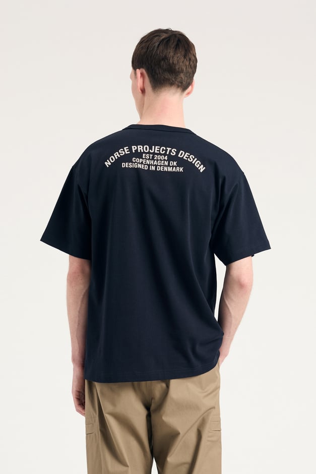 norse projects Simon Organic Arch Print T-Shirt