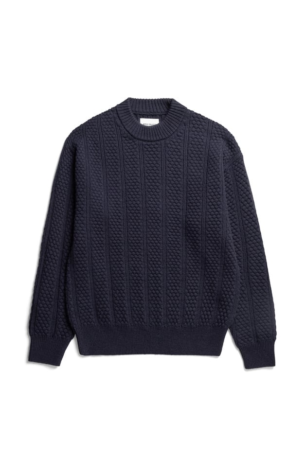 norse projects Storm Bubble Rib Knit Crewneck