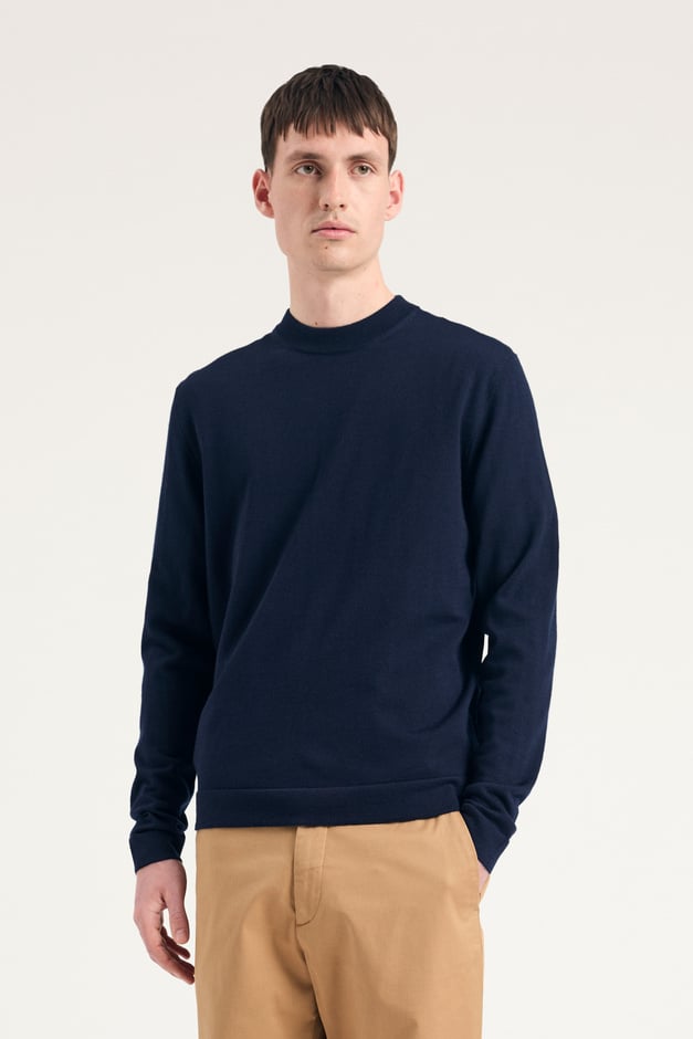 norse projects Tech Merino Crepe Crewneck