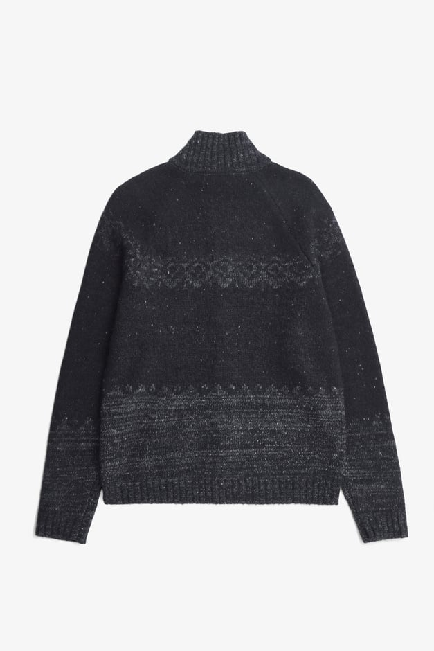 Norse Projects Ulf Full Zip Fair Isle Cardigan