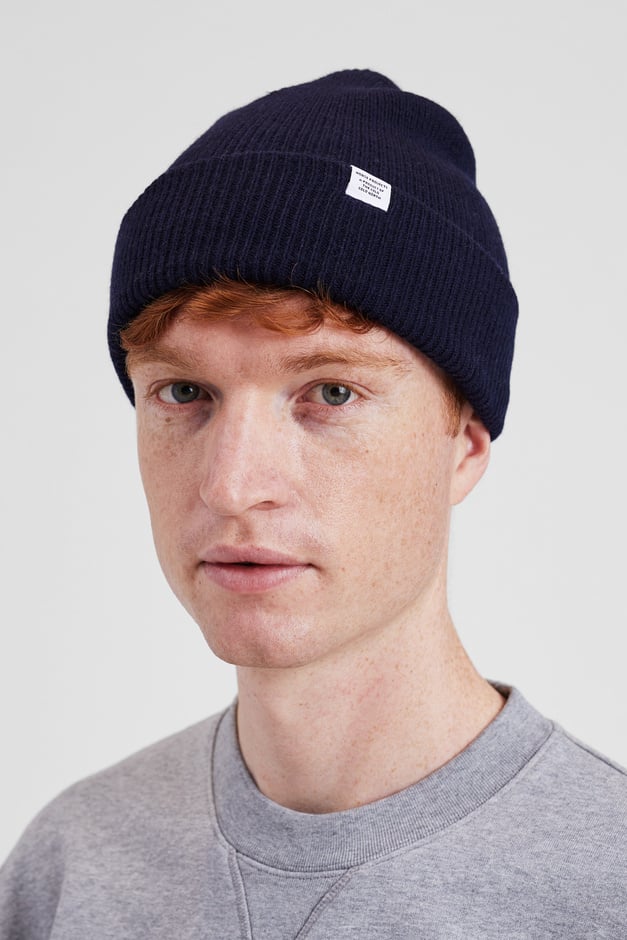 Norse Projects Wool Cotton Rib Beanie