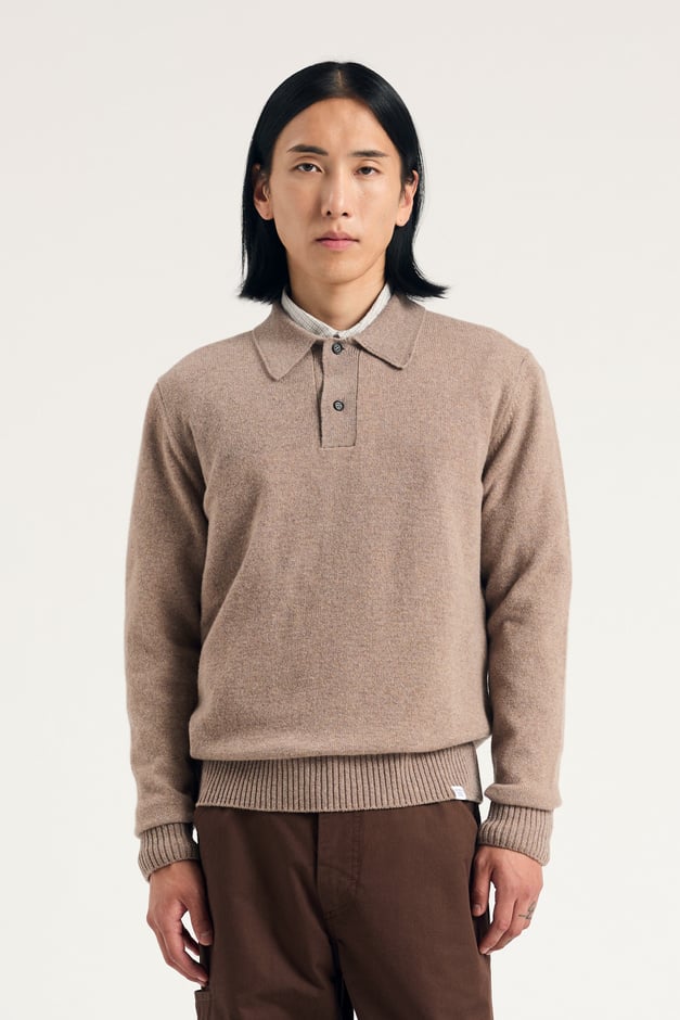 norse projects Norse Standard Merino Lambswool Polo