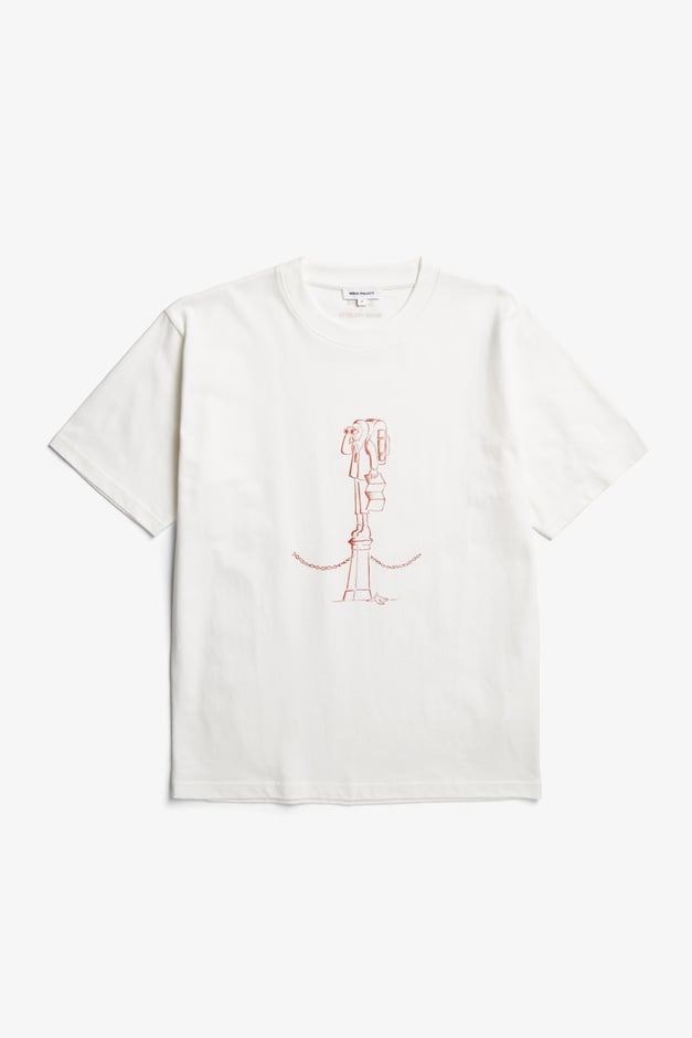 Norse Projects Norse X Daniel Frost Map Master Print T-shirt